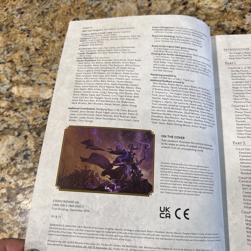 Dungeons & Dragons Dungeon Master Guide Book 2014