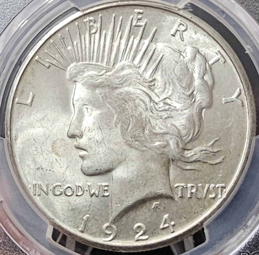 1924-S Peace Dollar MS-63 PCGS VIDEO