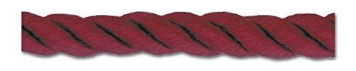 Wine 6MM Twist Cord 10 Yards