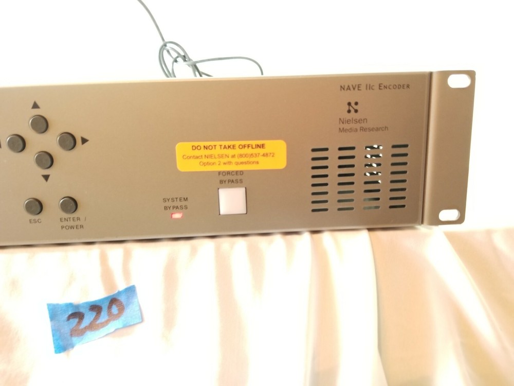 Nielsen WEGENER NAVE IIC 002 ENCODER Rack Mount Silver #220