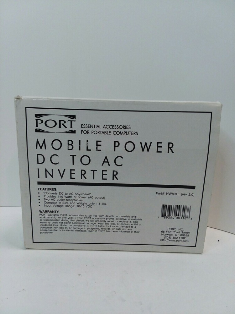 New Open Box Port Mobile Power DC To AC Inverter NW801L Car Charger FREE SHIPPIN