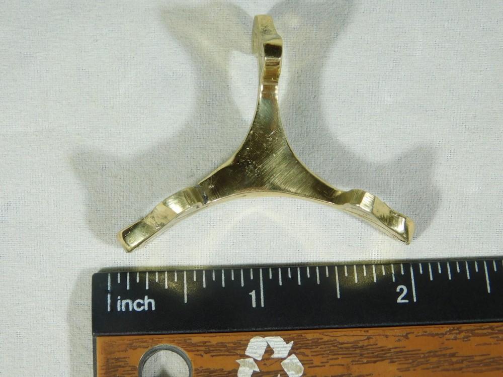 Sphere Egg Display Stand Brass / Gold color Small Size