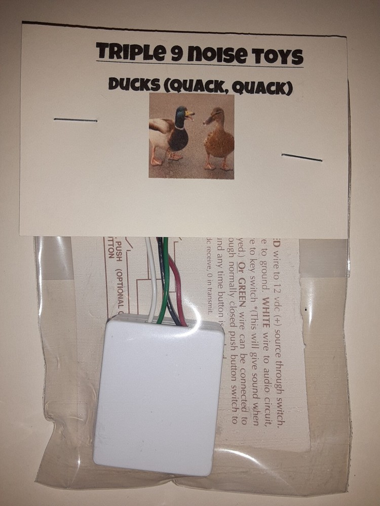 CB NOISE-TOY! (LISTEN) DUCKS QUACKING SOUND MODULE