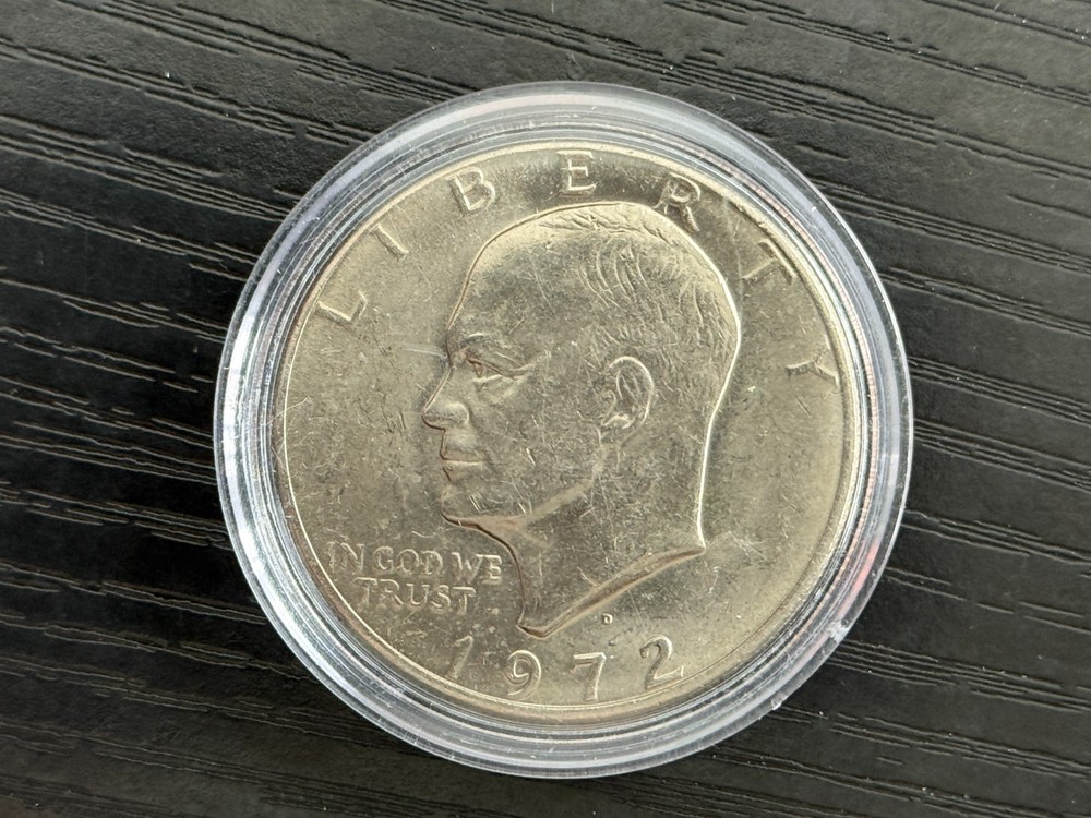 1972 D Eisenhower Dollar Coin $1 - ME5202