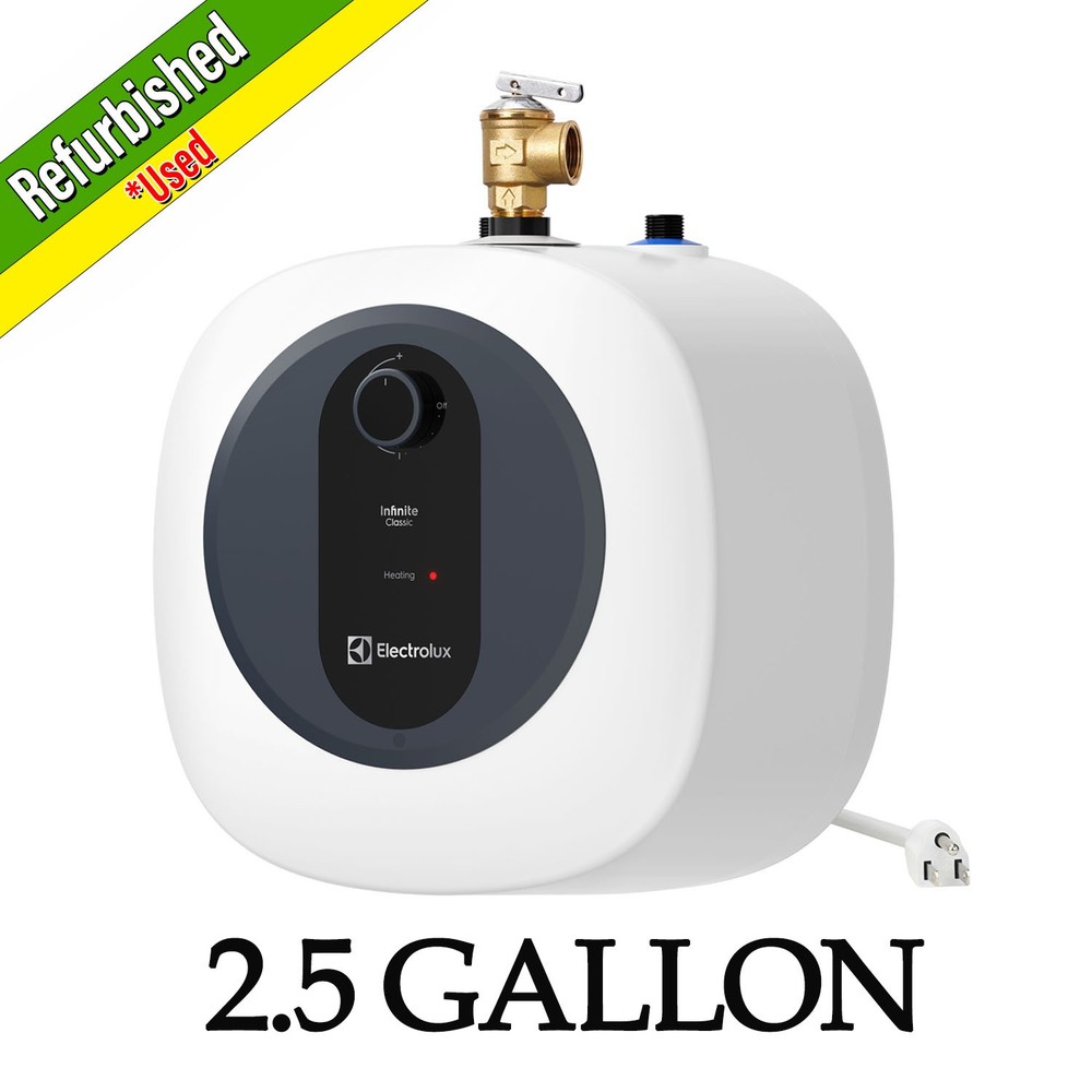 【90% NEW】2.5 Gallon Under Sink Mini Tank Water Heater Electric 1440W RV Kitchen