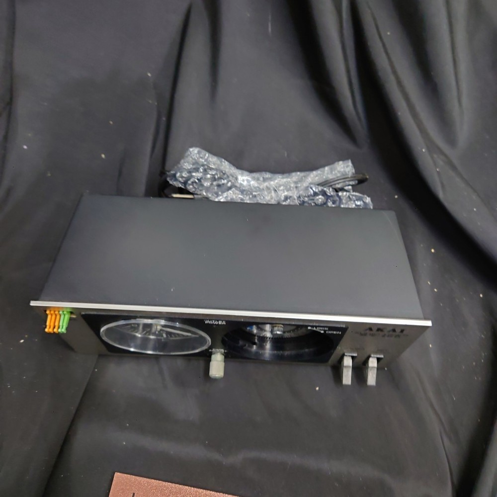 Akai RT-100 Studio Clock Broadcast Timer Analog Audio Unit Tested Working