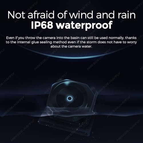 DUDUAUTO 360° Panoramic Camera 1080P AHD, Rear Front Left Right Around View