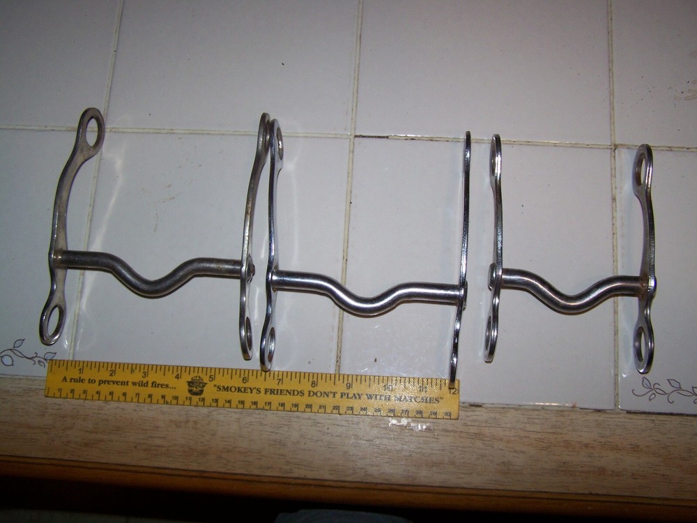 Lot Of 3 Horse Bits
