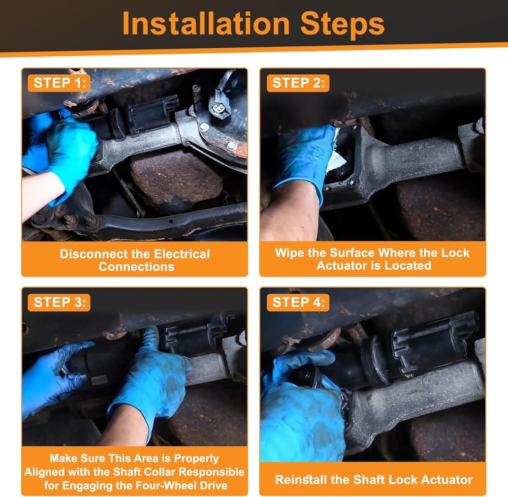 Ram/Dodge 1500 4x4 Front Axle Hub Lock Kit