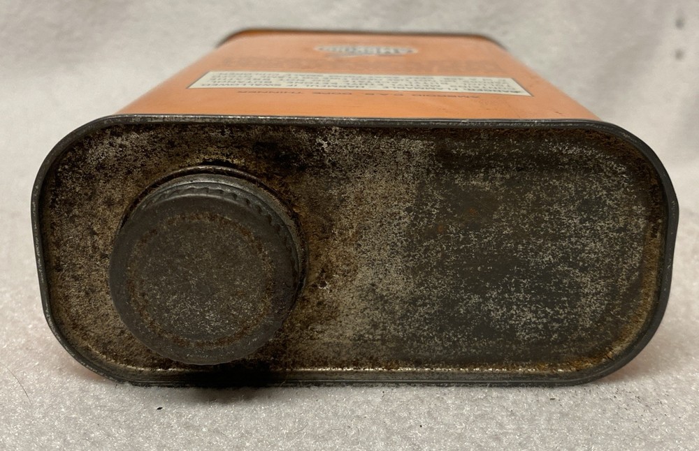 Vintage AMBROID C.A.B. DOPE THINNER Metal Can Airplane Tether Car Engine
