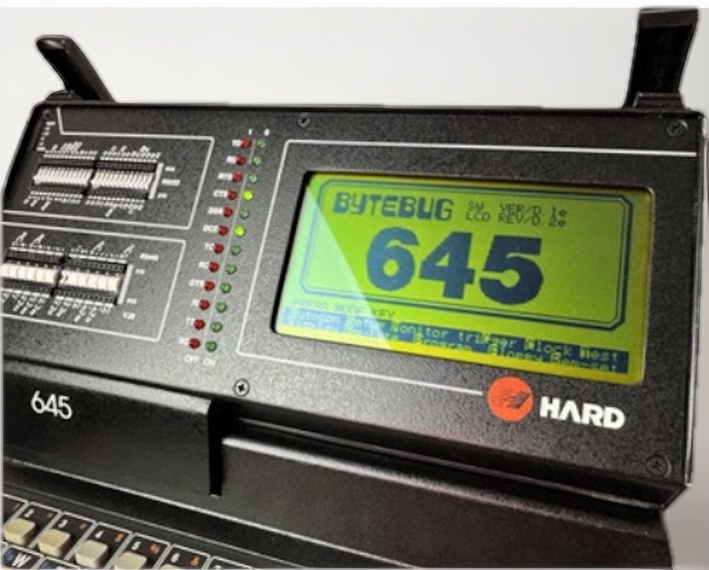 Hard Engineering BYTEBUG-645 Data Line Analyzer Monitor -w/Cable & Carrying Case