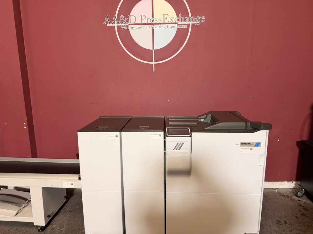 Plockmatic 500 bookletmaker extended Conveyor !Video!