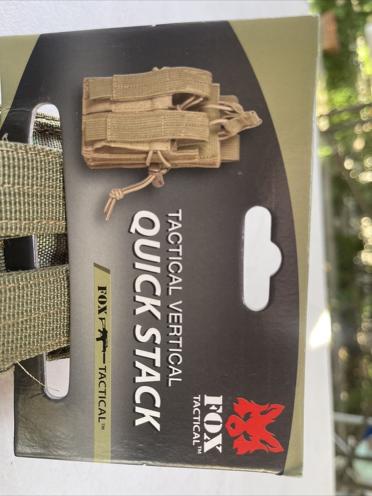 Fox Tactical Vertical Quick Stack Camo NWT AR-15