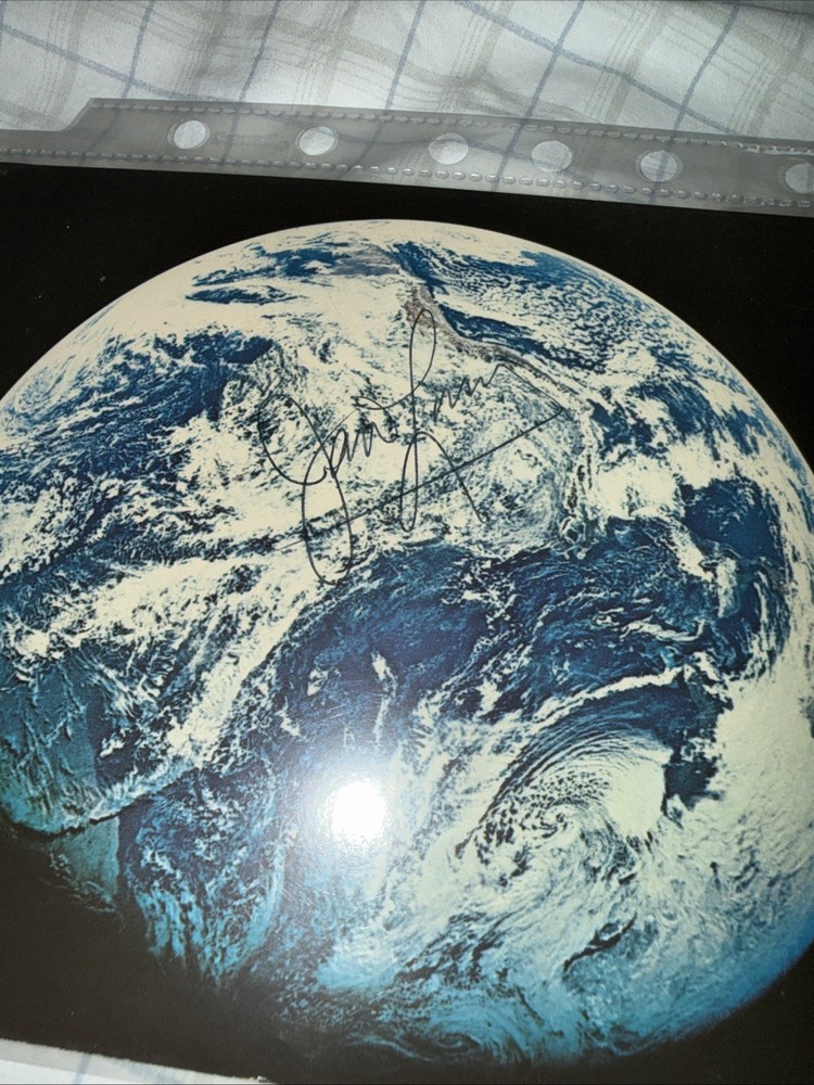 NASA Astronaut James Lovell Signed Postcard JSA