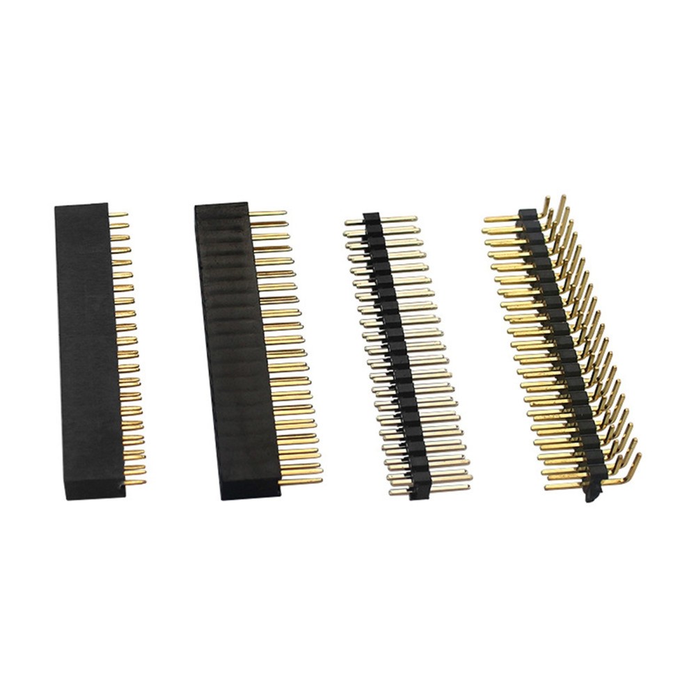 4x 2x20 PIN Socket Dual Male Header Pin Connector for Raspberry Pi Zero/Zero W l