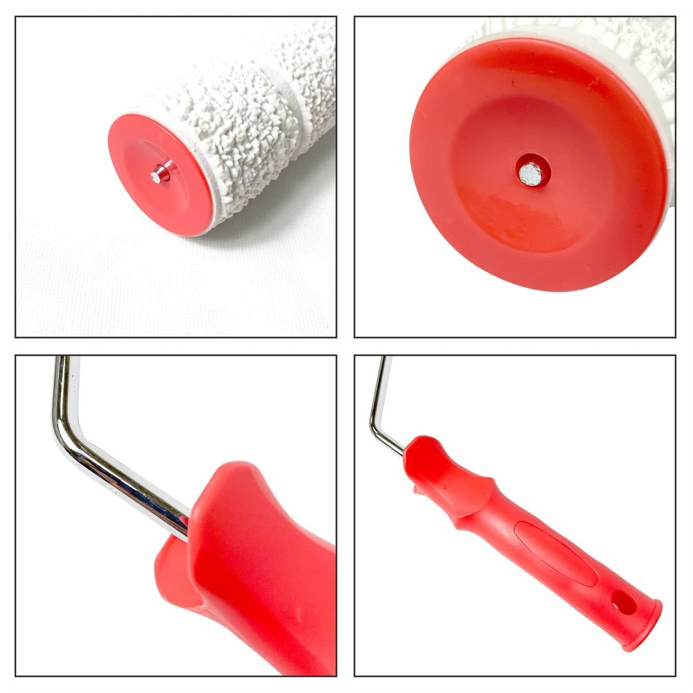 8'' Patterned Paint Roller for Wall Decoration Classic Brick Embossing Textur...