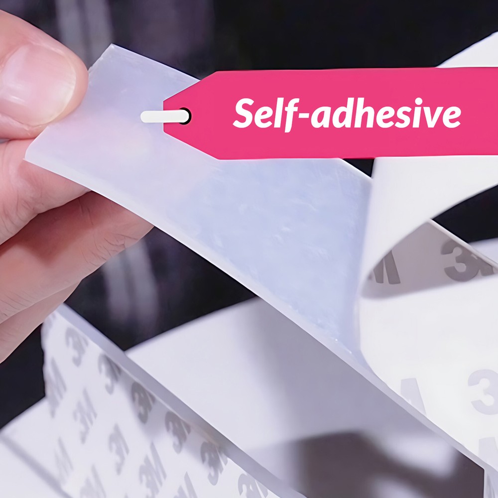 Silicone Rubber Strip - Adhesive Backed Roll - Various Widths, Thickne & Lengths