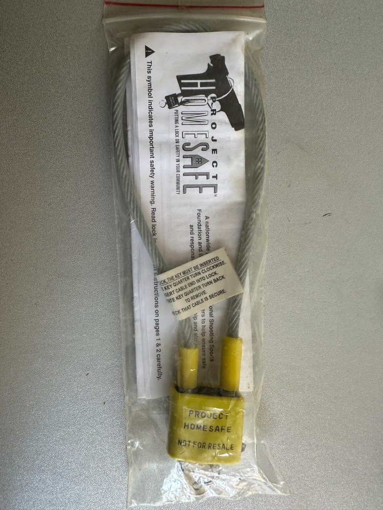 Project HomeSafe - 16" Gun Cable Lock with 2 Keys