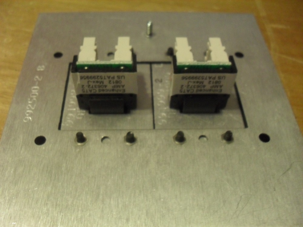 Extron CPM102 Two-Gang MAAP Mounting Frame 60-583-13 with 2 Data Jacks