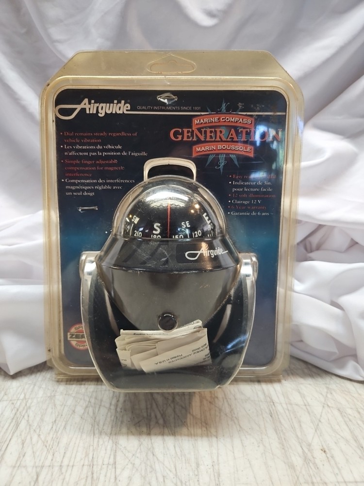 Airguide Marine Compass Model 70B Generation Series USA Navigation NOS