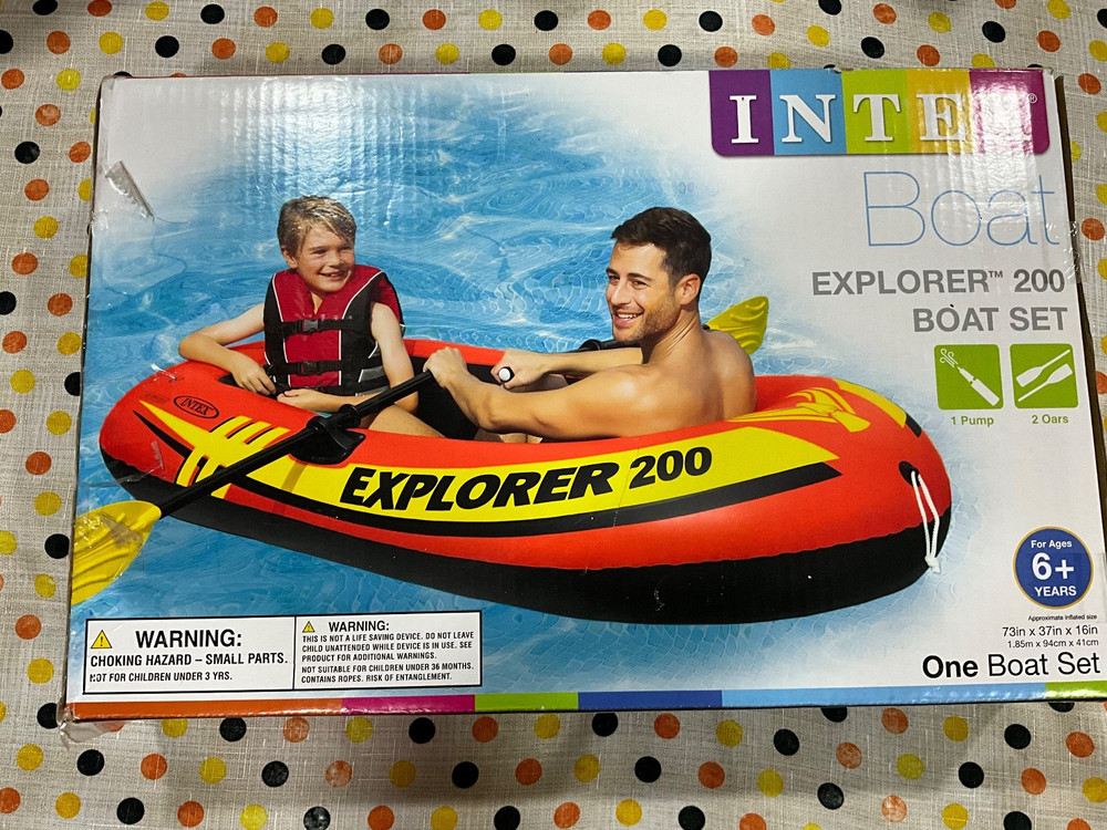 Intex boat Explorer 200 boat set