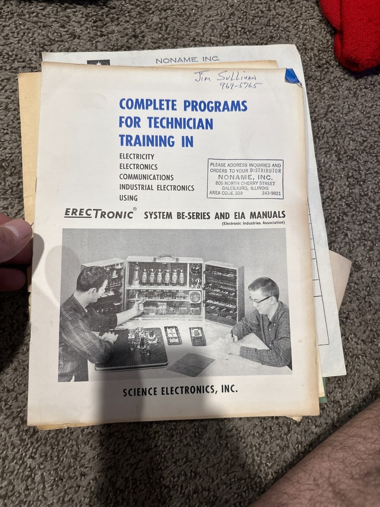 Science Electronics ERECTRONIC System BE-8 Comprehensive Transistor Lab Set 1963