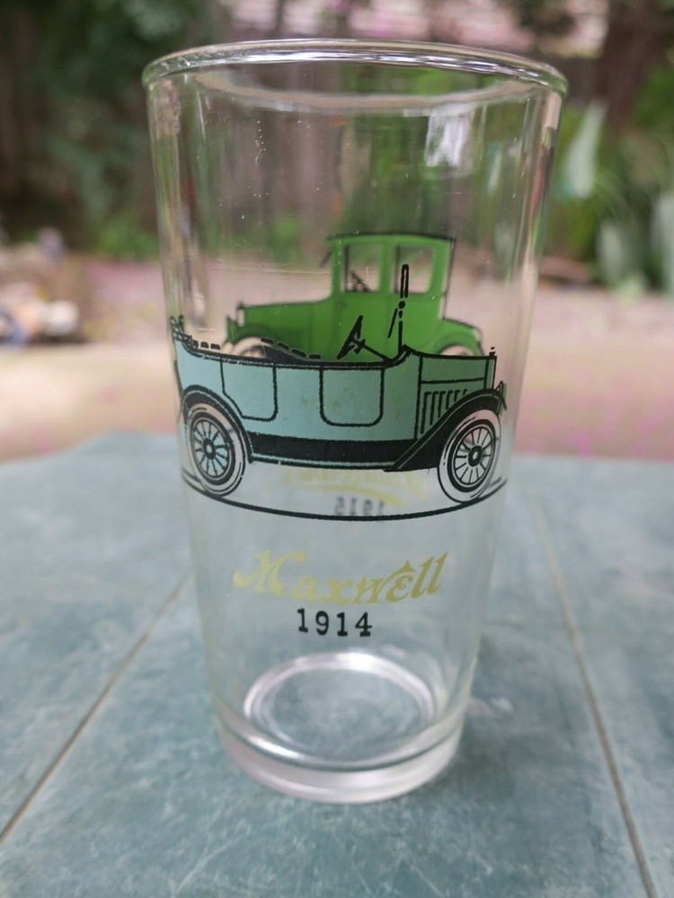 1914 Maxwell / 1915 Studebaker 10 oz. glass by Anchor Hocking