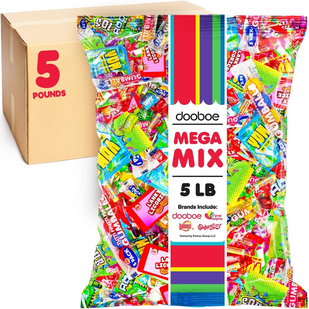 Dooboe Bulk Candy Variety Pack - 5 Pounds - Bulk Easter Candy Assortment - Indiv