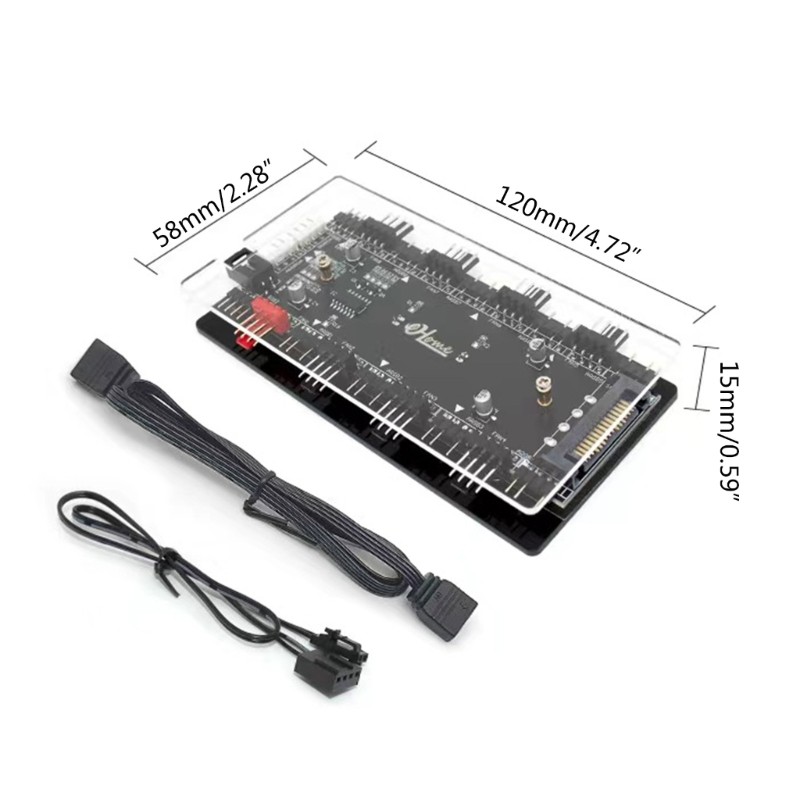 High Quality RGB Transfer Hub 12V to 5V Conversion Interface RGB Convertor
