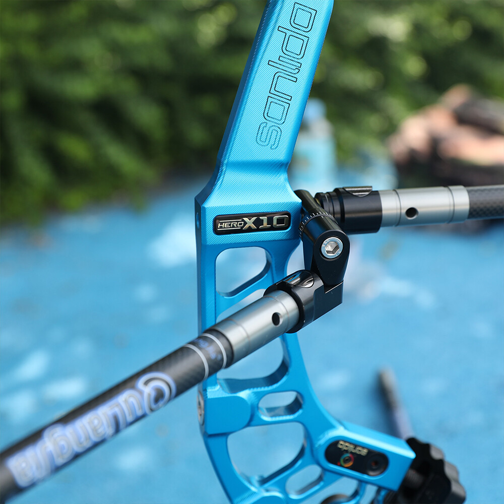 Single Side V-Bar Adjustable Compound Bow Stabilizer Archery Hunting Shooting