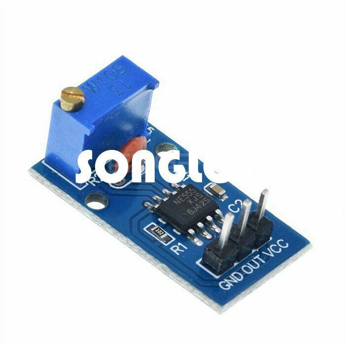 1PCS NE555 Adjustable Frequency Pulse Generator Module