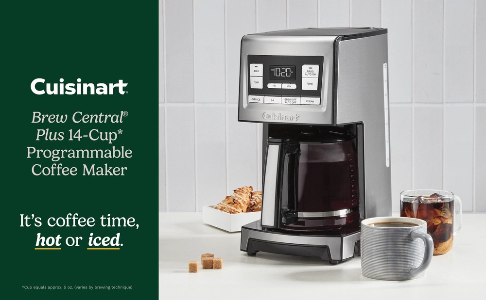 Cuisinart Brew Central Plus 14-Cup Programmable Coffee Maker, CBC-8500PC, NEW
