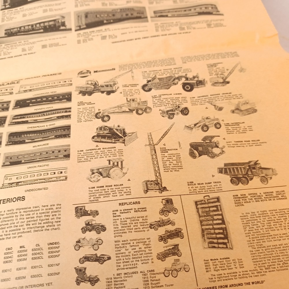 AHM 1976 Model Train Instructions And Catalog
