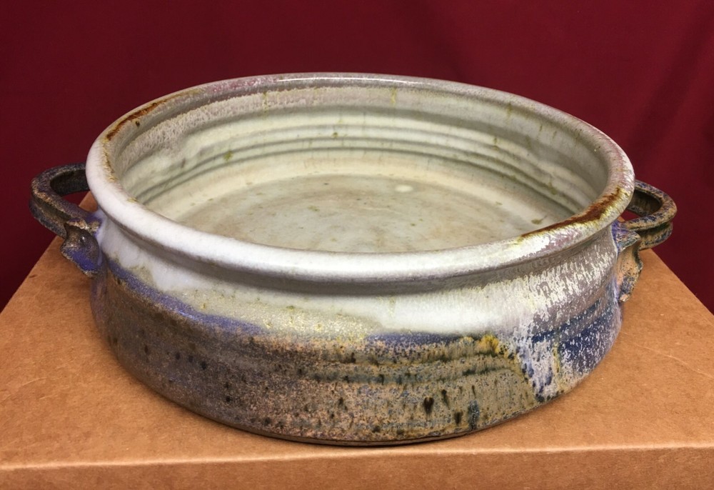 Dudchenko Studio Art Pottery 12" Ceramic Stoneware Casserole