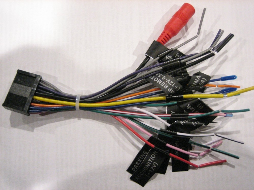 Dual Wire Harness for DVM179 Mechless Receiver with Built-In Bluetooth