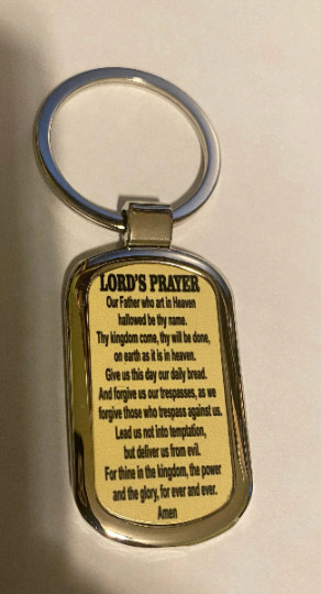 Lords Prayer  Key Chain