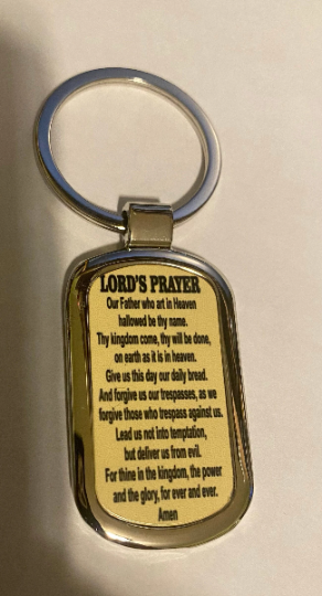 Lords Prayer Key Chain