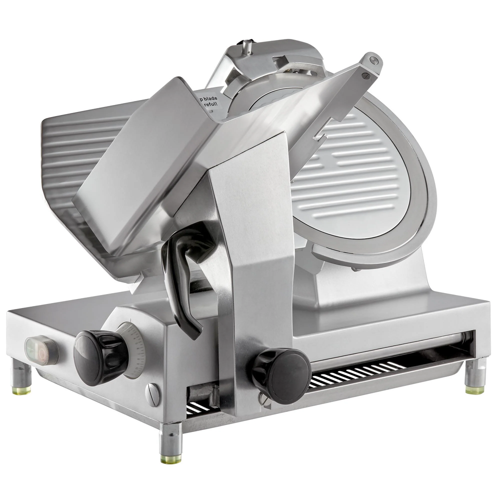 12" Manual Gravity Feed Meat Slicer - 5/8 hp
