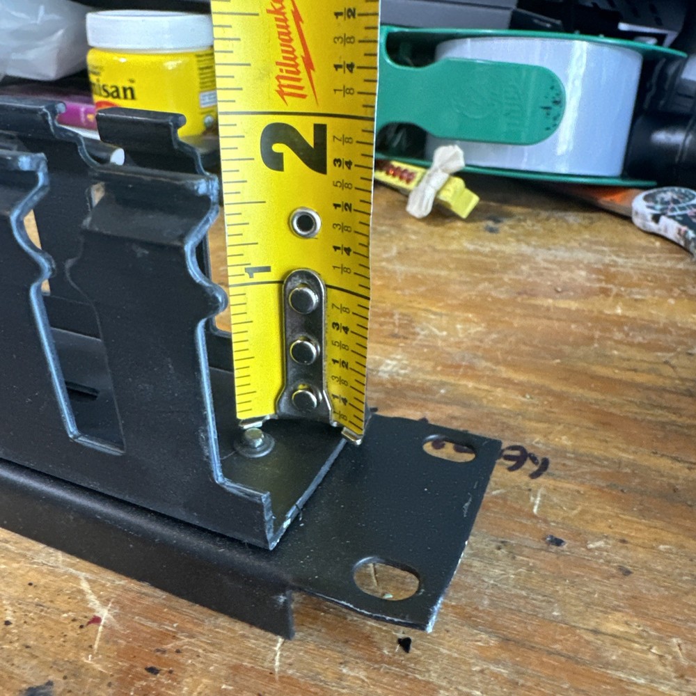 Middle Atlantic PHCM-2-3 2 RU Plastic Cable Manager, 3 Inches Deep