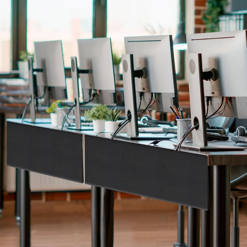 Desk Modesty Panel Wire Organizer Complimentary Installation Office Accessory