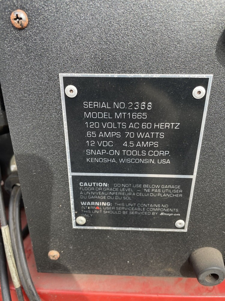 Vintage Snap On Tools Digital Oscilloscope MT1665 -