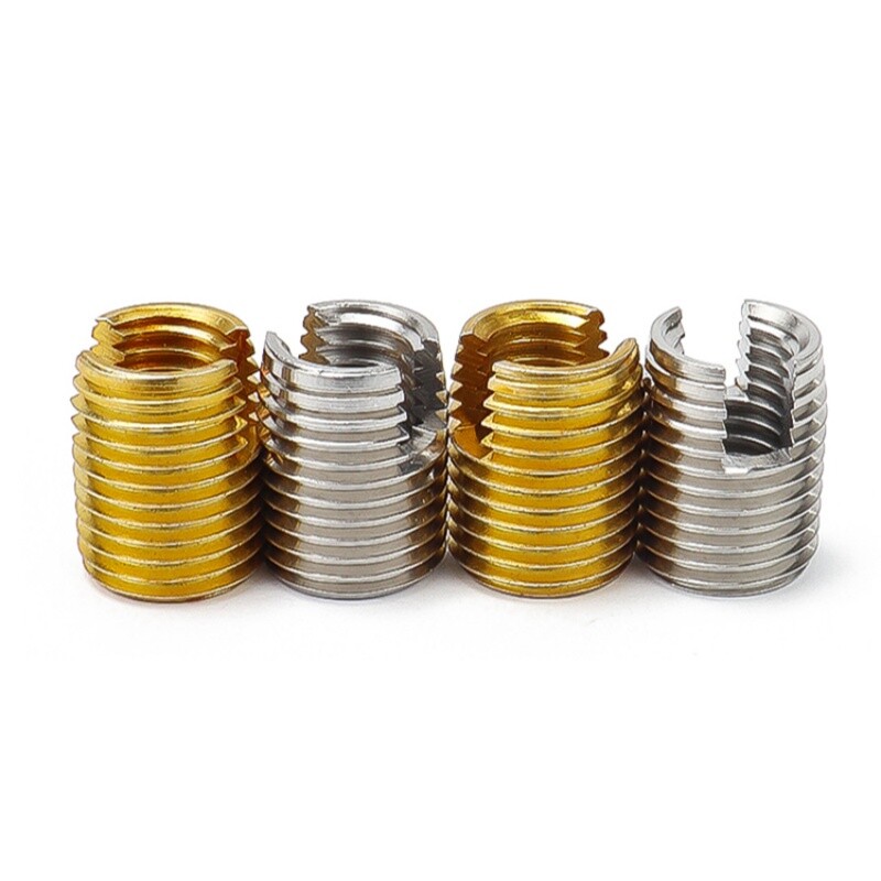 M2-M20 Slotted Self Tapping Threaded Inserts External and Internal Thread