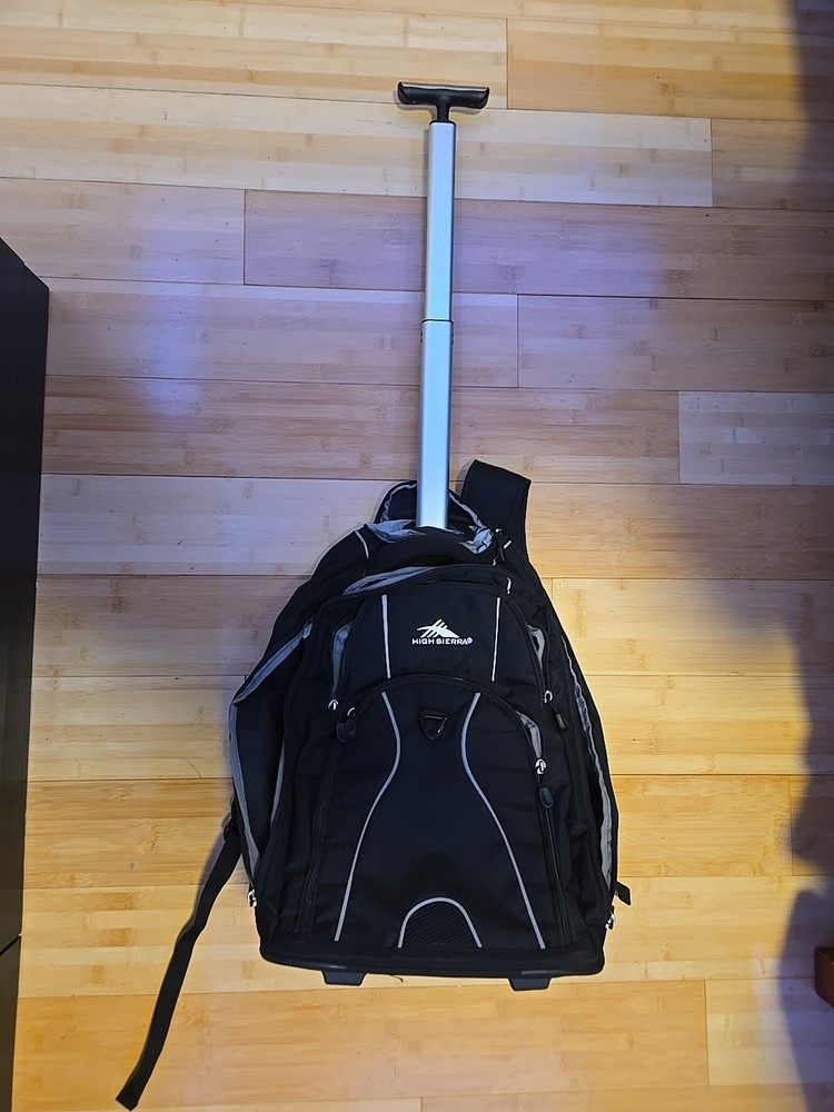 High Sierra Freewheel Wheeled Computer Backpack Telescoping Handle, 20.5"