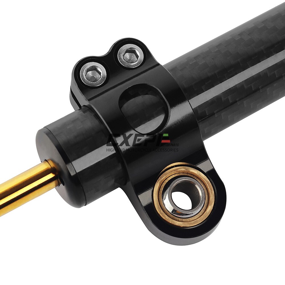 345mm Long Carbon Universal Motorcycle Steering Stabilizer Damper