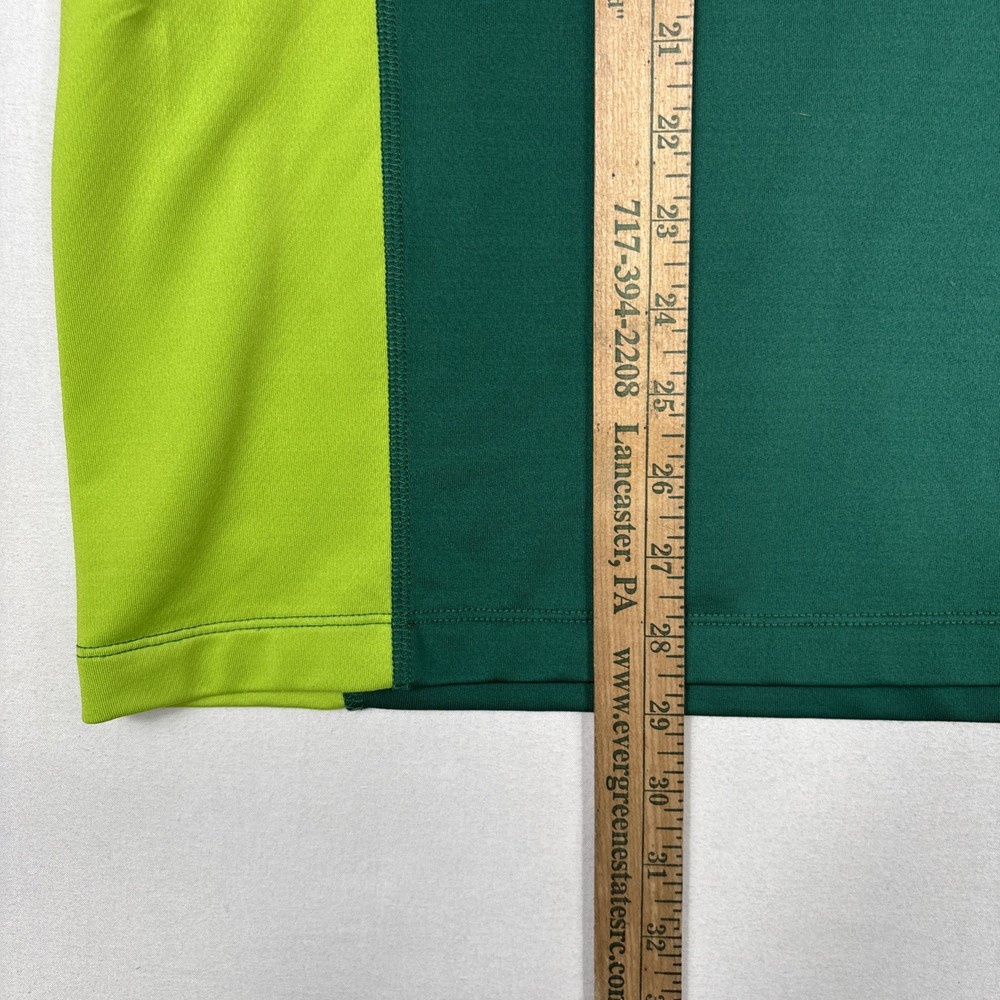 Master's Tech 1/4 Zip Jacket Men's XL Green Performance Stretch Golf Pullover