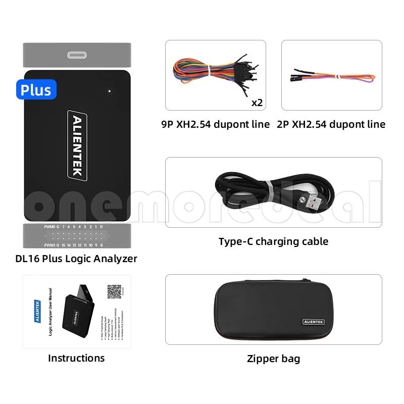 Mini Logic Analyzer ARM FPGA STM32 Debugger Protocol Decoding+28PCS Hook Clip