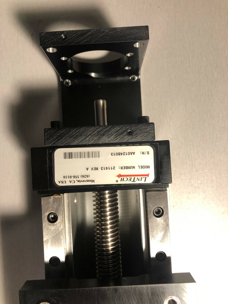 LINTECH Linear positioning table MODEL 211413 REV A