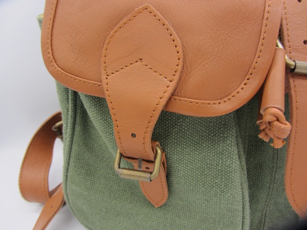 Field BackPack In Hunter Green Canvas New!!