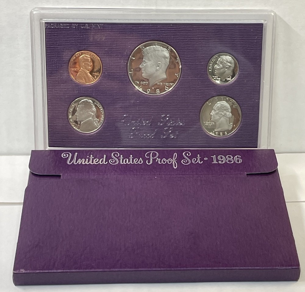 1986-S US Mint Proof Set