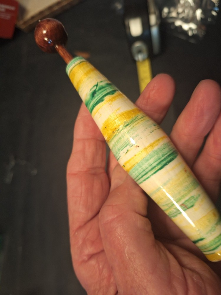 2 Wooden Unique Bobbers Floats